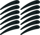 12-pack trimmerknivar Bosch F016800371