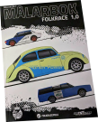 Målarbok med bilar (folkracebilar)