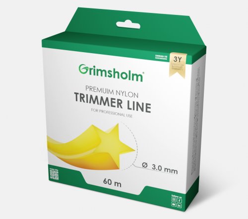 Trimmertråd (stjärna) 3,0 mm - 60 meter
