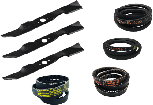 Kniv & drivremspaket till Jonsered FR 2115 MA m.fl.