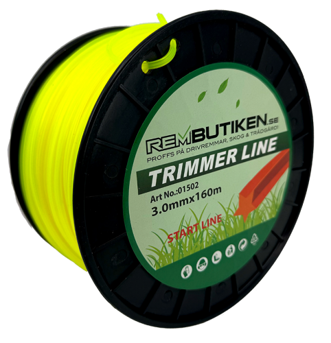 Trimmertråd (stjärna) 3,0 mm - 160 meter