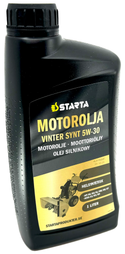 STARTA Motorolja helsyntetisk 5W-30 för vinterbruk