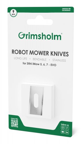 Robotknivar 9-pack till Stihl iMOW 5, 6, 7, EVO m.fl.