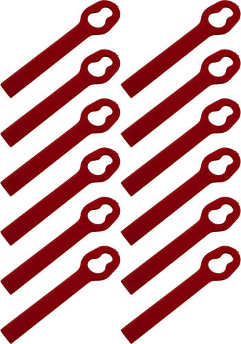 12-pack plastknivar Flymo 5148257-02 m.fl