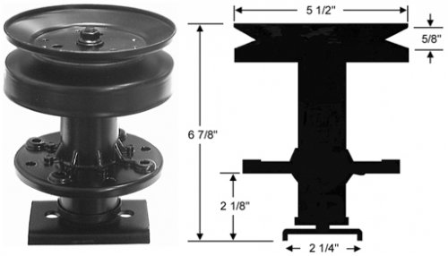 Knivspindel Husqvarna 532 12 16-87