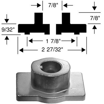 Knivfäste 22 mm (7/8")