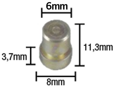 Brytpinne 6 mm 2-pack