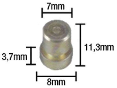 Brytpinne 7 mm 2-pack
