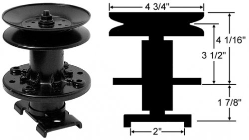 Knivspindel Husqvarna 533 31 02-40