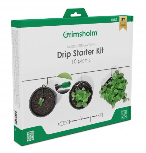Startkit - mikrobevattning dropp (10 st växter)
