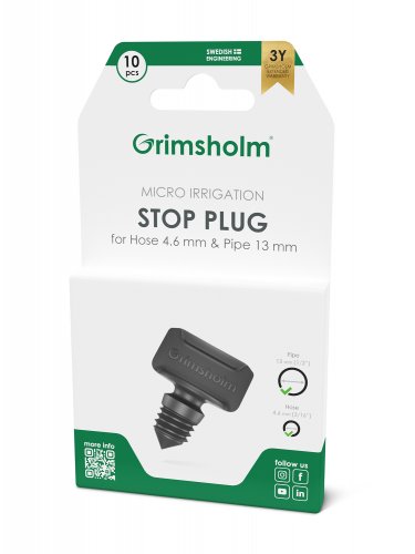 Stopp-plugg 4,6 mm (3/16") - 10 st