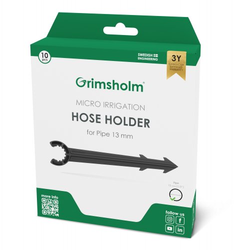 Slanghållare 13 mm (1/2") - 10 st
