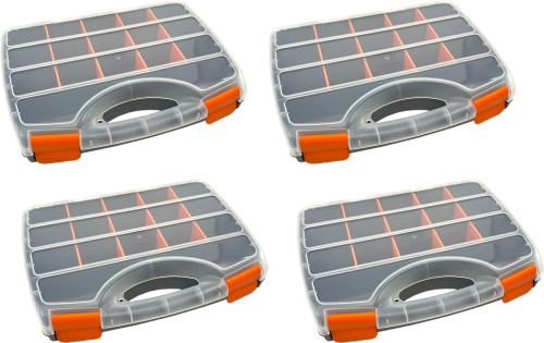 4-pack sortimentlåda 17 fack (320x255x60 mm)