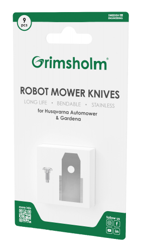 9-pack knivar Husqvarna Automower, Gardena