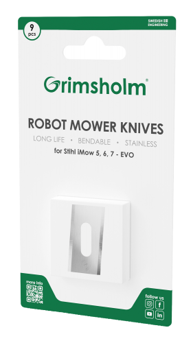 Robotknivar 9-pack till Stihl iMOW 5, 6, 7, EVO m.fl.