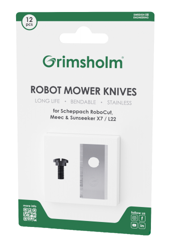 Robotknivar 12-pack till Sunseeker X7, Meec m.fl.