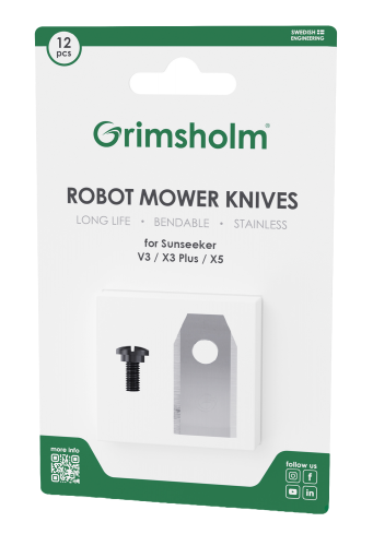 Robotknivar 12-pack till Sunseeker V3 m.fl.