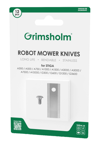 Robotknivar 12-pack till Stiga Stig