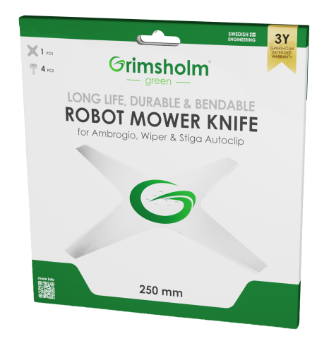 Robotkniv 250 mm Stiga Autoclip 225S, 228S, 230S m.fl.