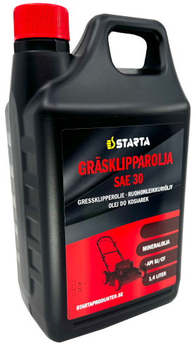 STARTA Gräsklipparolja (motorolja) SAE 30 - 1,4 liter