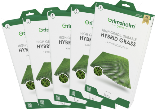 Hybridgräs 1x1 meter (5-pack)