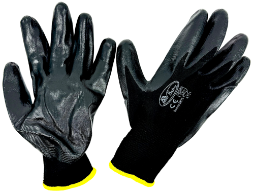 Montagehandskar (svarta) 12-pack