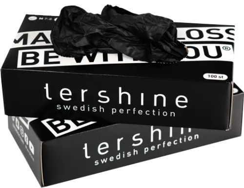 Tershine Nitrilhandskar 100-pack - storlek M (7-8)